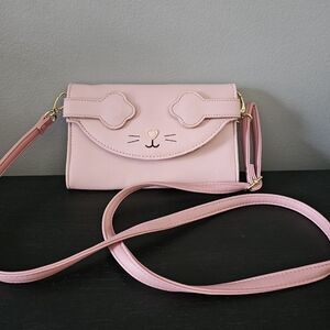 Betsy Johnson Luv Adjustable Crossbody GUC